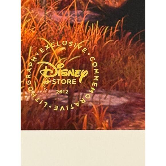 DISNEY Store BRAVE Commemorative Lithograph 2012 Prints set of 4 Collectible - Picture 3 of 3